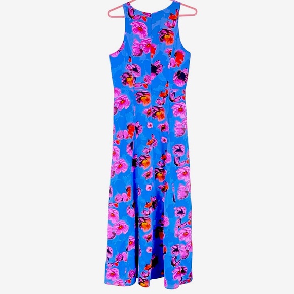 Banana Republic Sleeveless Floral Maxi Dress Colorful Fairy Wedding Guest 6 - Picture 5 of 10